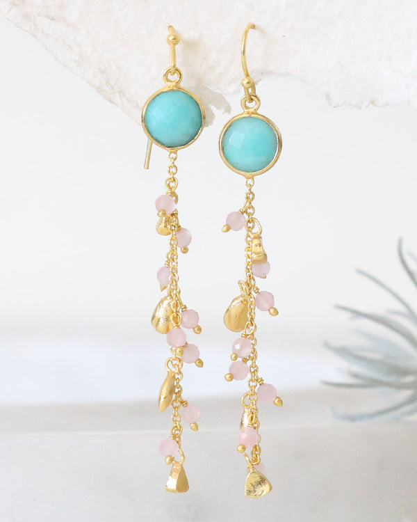 Aretes Amanecer Turquesa