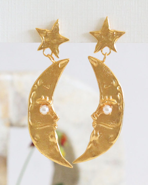 Aretes Estrella Luna