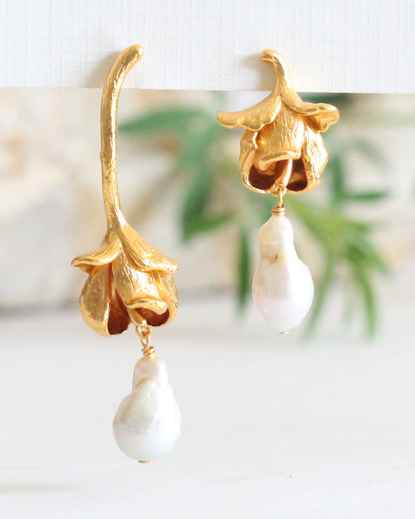 Aretes Rosa Perla